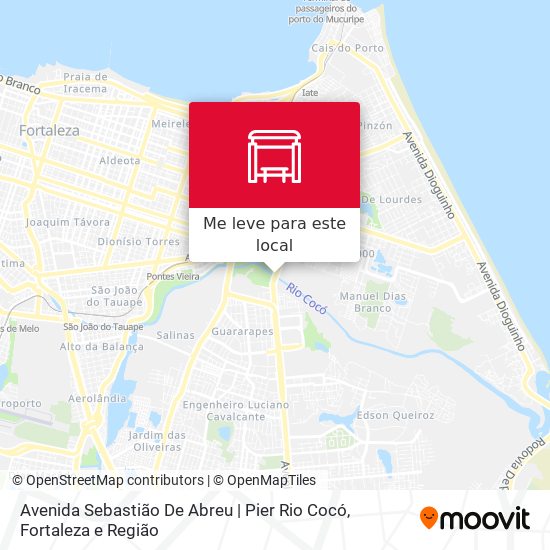 Avenida Sebastião De Abreu | Pier Rio Cocó mapa