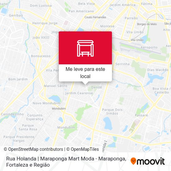 Rua Holanda | Maraponga Mart Moda - Maraponga mapa