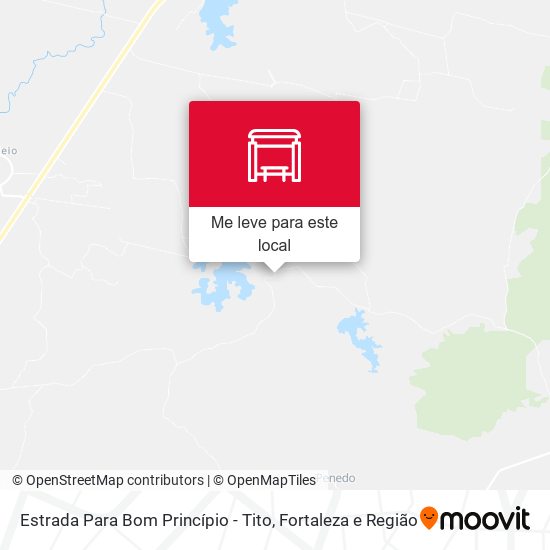 Estrada Para Bom Princípio - Tito mapa
