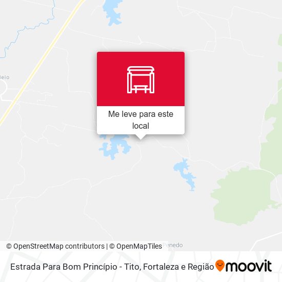 Estrada Para Bom Princípio - Tito mapa