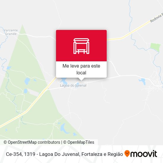 Ce-354, 1319 - Lagoa Do Juvenal mapa