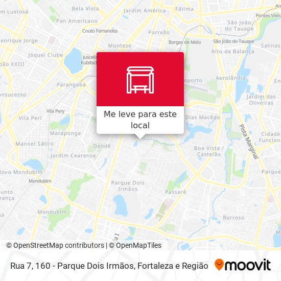 Rua 7, 160 - Parque Dois Irmãos mapa