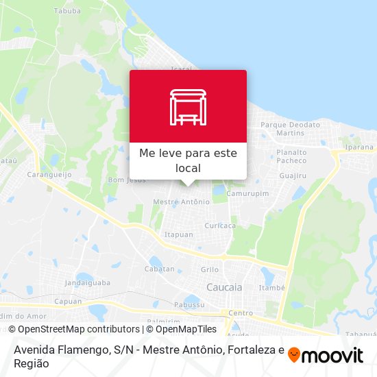 Avenida Flamengo, S / N - Mestre Antônio mapa
