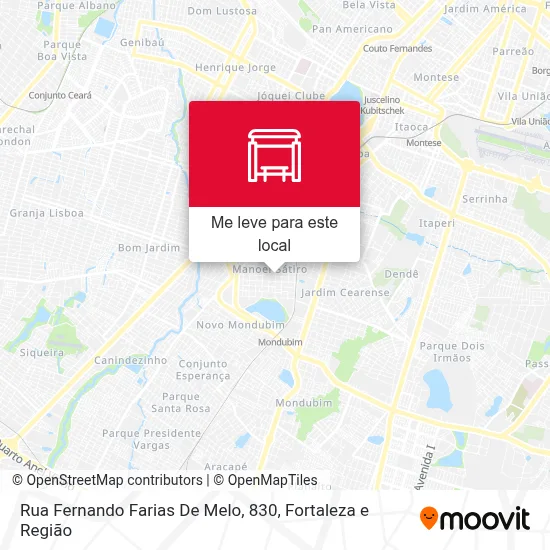 Rua Fernando Farias De Melo, 830 mapa