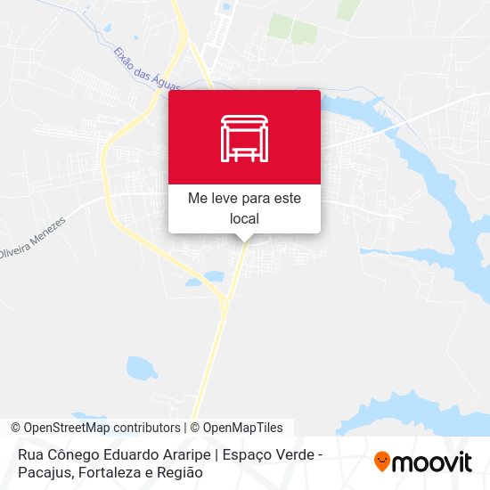 Rua Cônego Eduardo Araripe | Espaço Verde - Pacajus mapa