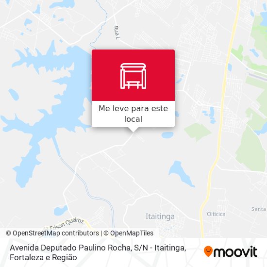Avenida Deputado Paulino Rocha, S / N - Itaitinga mapa