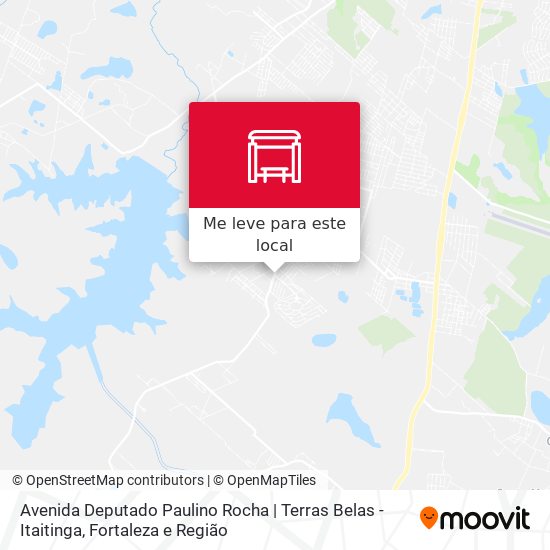 Avenida Deputado Paulino Rocha | Terras Belas - Itaitinga mapa