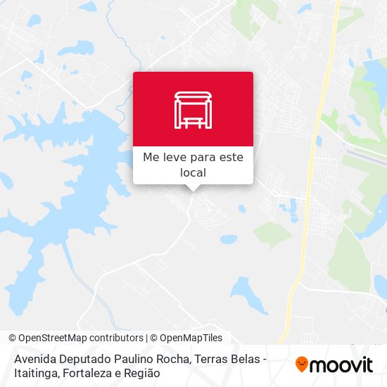 Avenida Deputado Paulino Rocha, Terras Belas - Itaitinga mapa