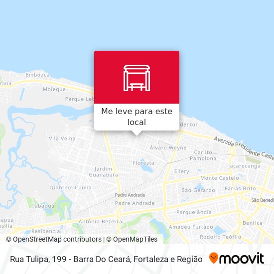 Rua Tulipa, 199 - Barra Do Ceará mapa