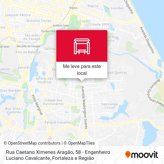 Rua Caetano Ximenes Aragão, 58 - Engenheiro Luciano Cavalcante mapa