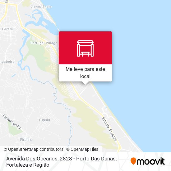 Avenida Dos Oceanos, 2828 - Porto Das Dunas mapa