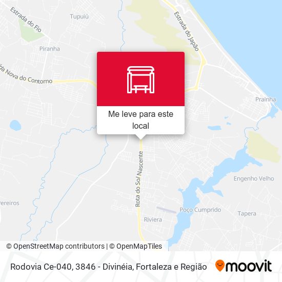 Rodovia Ce-040, 3846 - Divinéia mapa