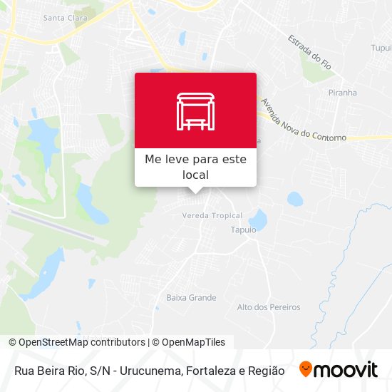 Rua Beira Rio, S/N - Urucunema mapa