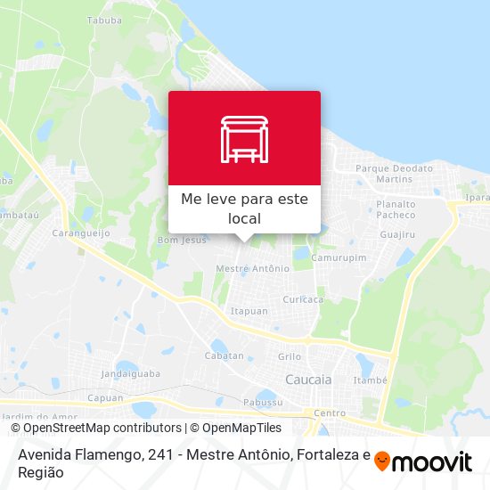 Avenida Flamengo, 241 - Mestre Antônio mapa
