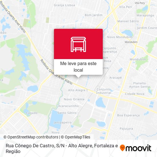 Rua Cônego De Castro, S / N - Alto Alegre mapa