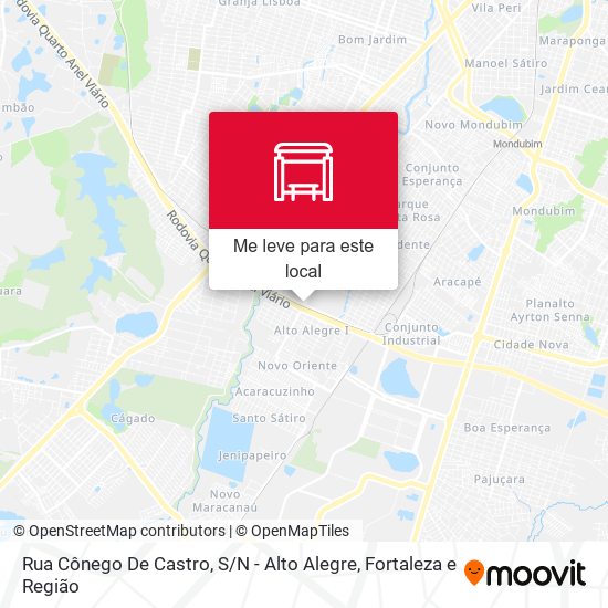 Rua Cônego De Castro, S / N - Alto Alegre mapa
