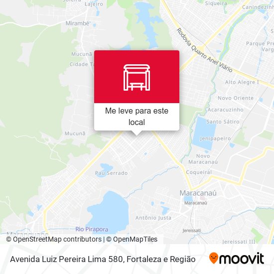 Avenida Luiz Pereira Lima 580 mapa