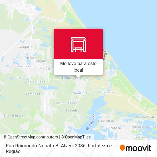 Rua Raimundo Nonato B. Alves, 2086 mapa