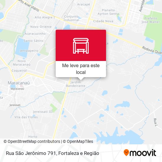 Rua São Jerônimo 791 mapa