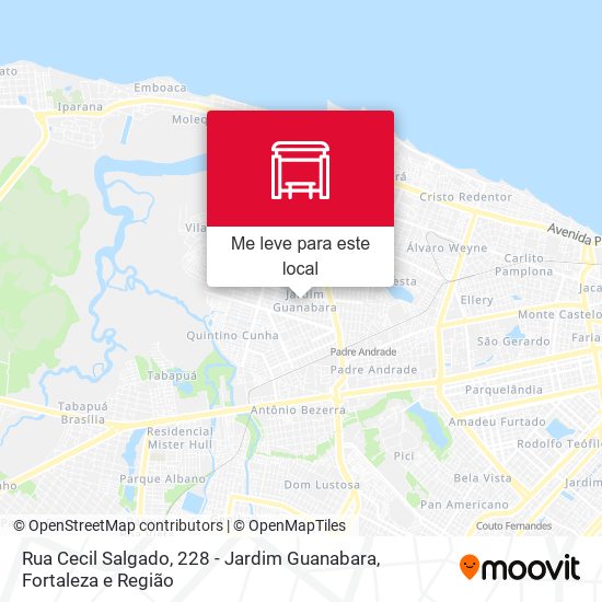 Rua Cecil Salgado, 228 - Jardim Guanabara mapa