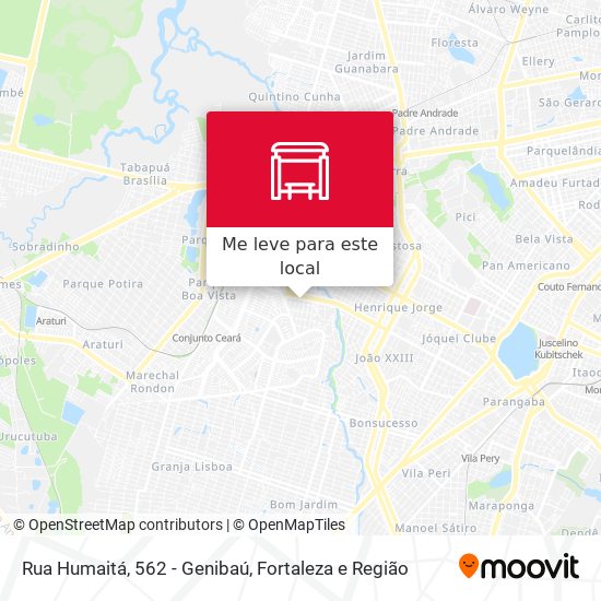 Rua Humaitá, 562 - Genibaú mapa