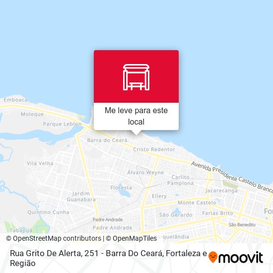 Rua Grito De Alerta, 251 - Barra Do Ceará mapa