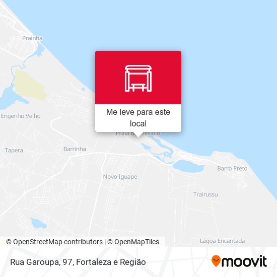 Rua Garoupa, 97 mapa