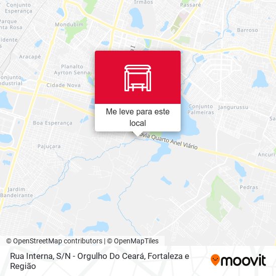Rua Interna, S / N - Orgulho Do Ceará mapa