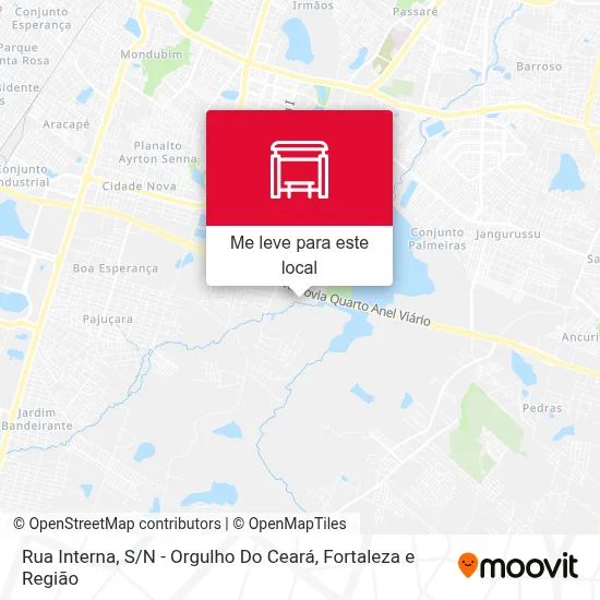 Rua Interna, S / N - Orgulho Do Ceará mapa