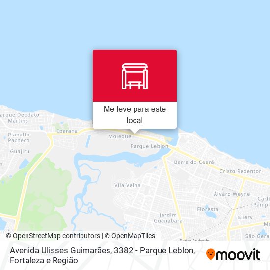 Avenida Ulisses Guimarães, 3382 - Parque Leblon mapa
