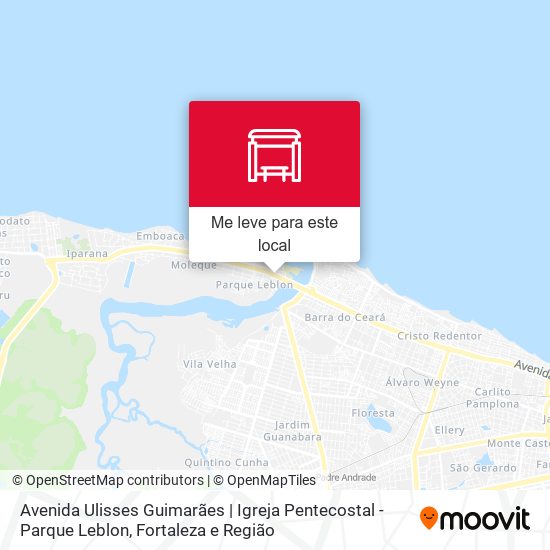 Avenida Ulisses Guimarães | Igreja Pentecostal - Parque Leblon mapa