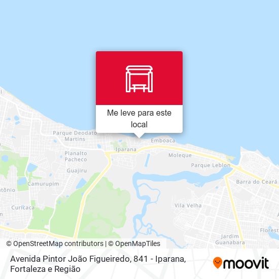 Avenida Pintor João Figueiredo, 841 - Iparana mapa