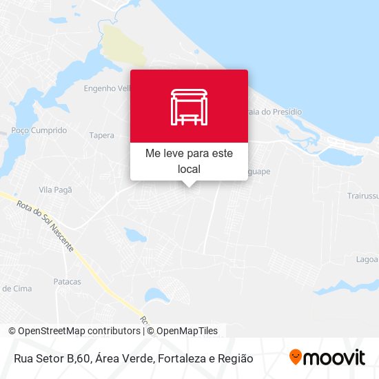 Rua Setor B,60, Área Verde mapa