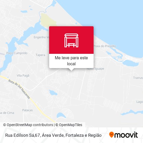 Rua Edílson Sá,67, Área Verde mapa