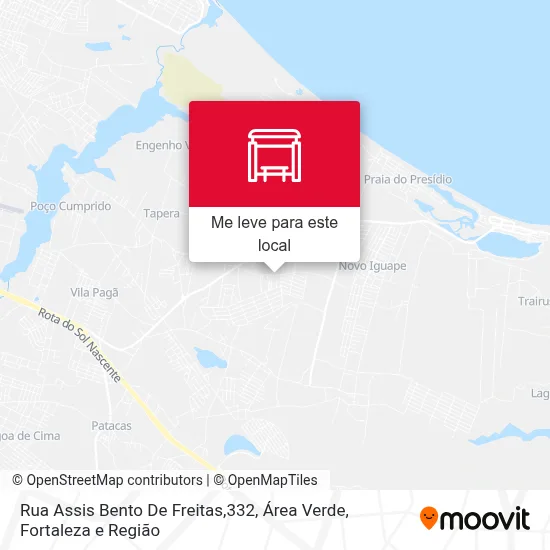 Rua Assis Bento De Freitas,332, Área Verde mapa