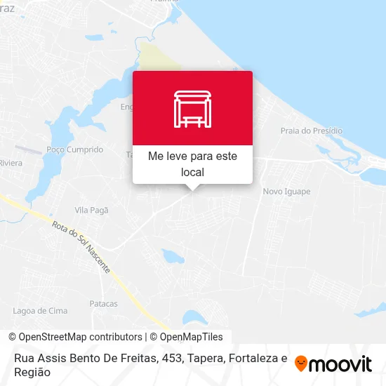 Rua Assis Bento De Freitas, 453, Tapera mapa