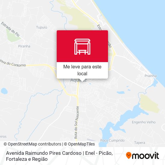 Avenida Raimundo Pires Cardoso | Enel - Picão mapa
