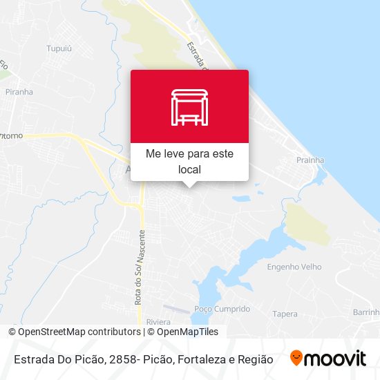 Estrada Do Picão, 2858- Picão mapa