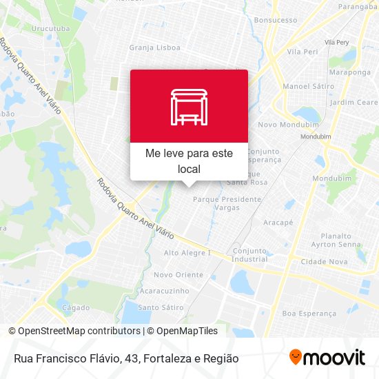 Rua Francisco Flávio, 43 mapa