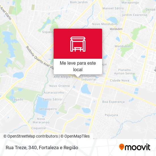 Rua Treze, 340 mapa