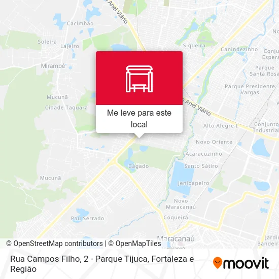 Rua Campos Filho, 2 - Parque Tijuca mapa