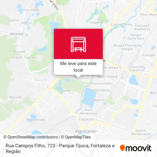 Rua Campos Filho, 723 - Parque Tijuca mapa