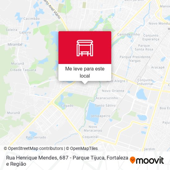 Rua Henrique Mendes, 687 - Parque Tijuca mapa