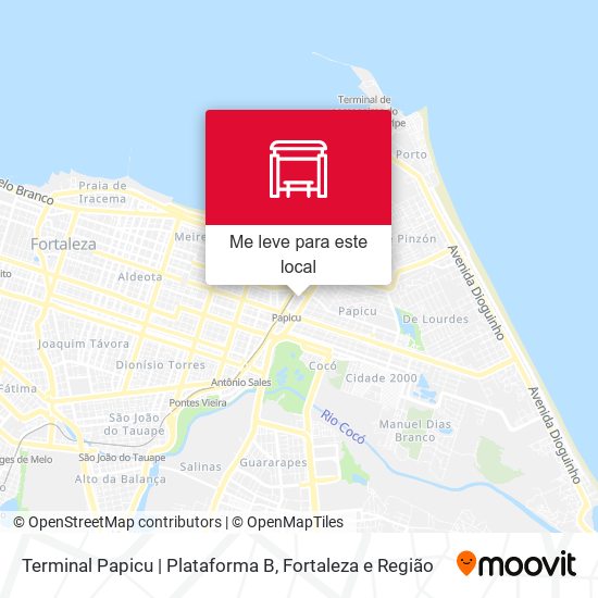 Terminal Papicu | Plataforma B mapa
