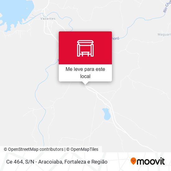 Ce 464, S/N - Aracoiaba mapa