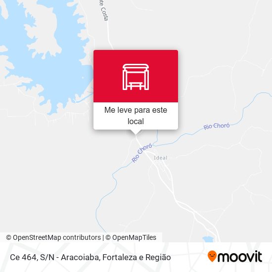 Ce 464, S/N - Aracoiaba mapa