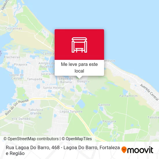 Rua Lagoa Do Barro, 468 - Lagoa Do Barro mapa