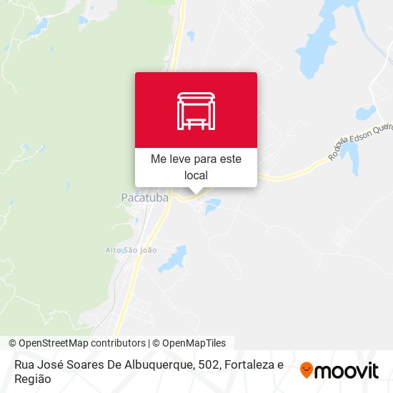 Rua José Soares De Albuquerque, 502 mapa