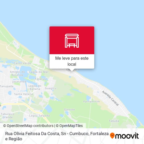 Rua Olívia Feitosa Da Costa, Sn - Cumbuco mapa