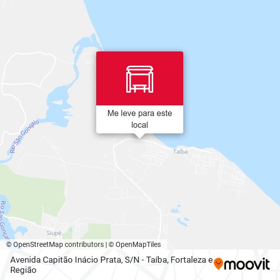 Avenida Capitão Inácio Prata, S / N - Taíba mapa